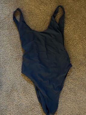 Classic Navy One-Piece Swimsuit for Kids